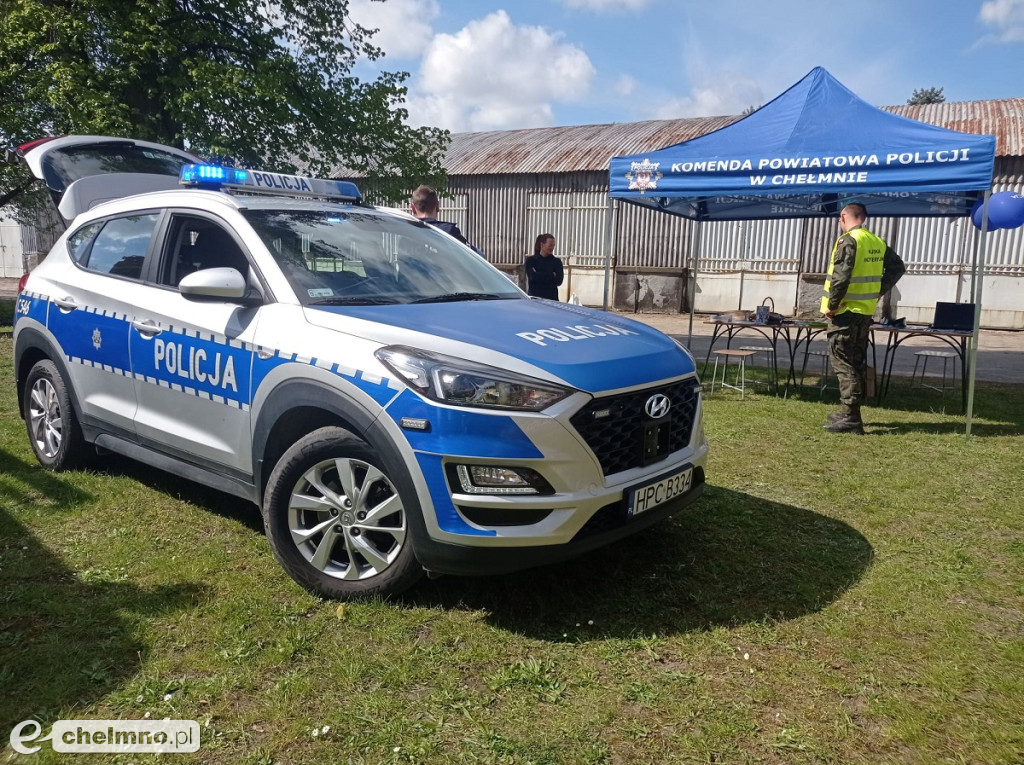 Policjanci uczestniczyli w pikniku wojskowym w Chełmnie