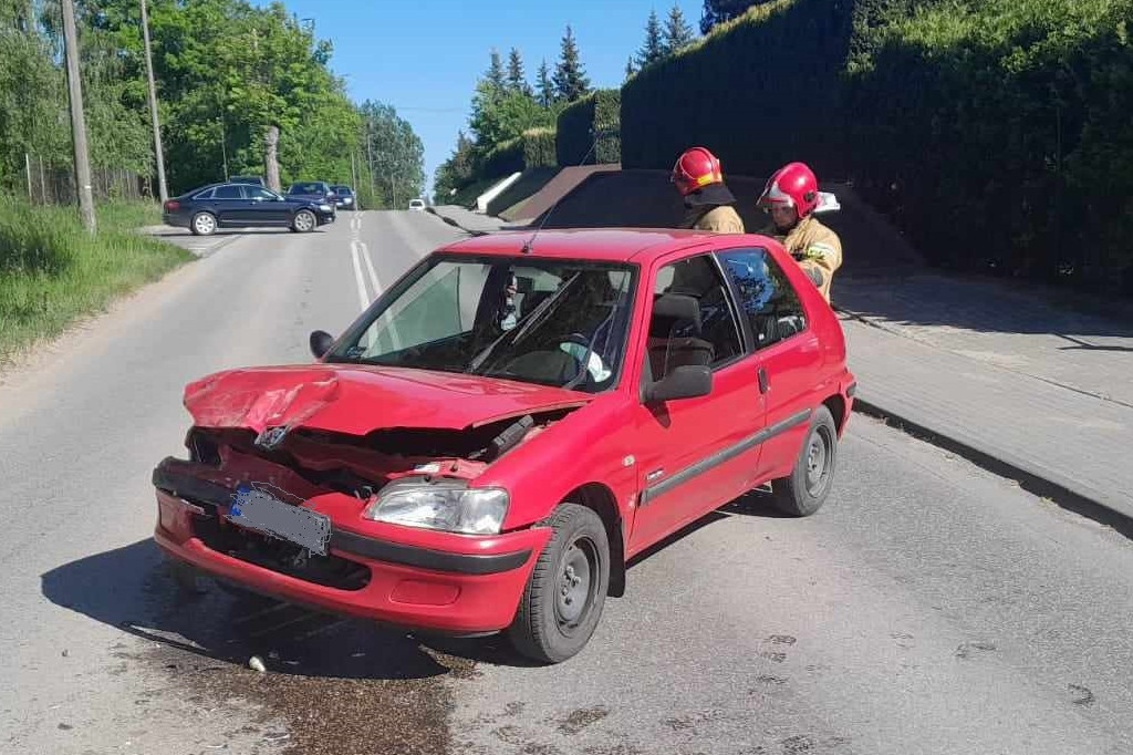 Trzy osoby hospitalizowane po kolizji w Chełmnie