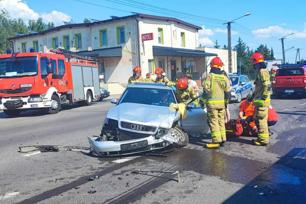 Jedna osoba poszkodowana w dzisiejszym wypadku pod Chełmnem