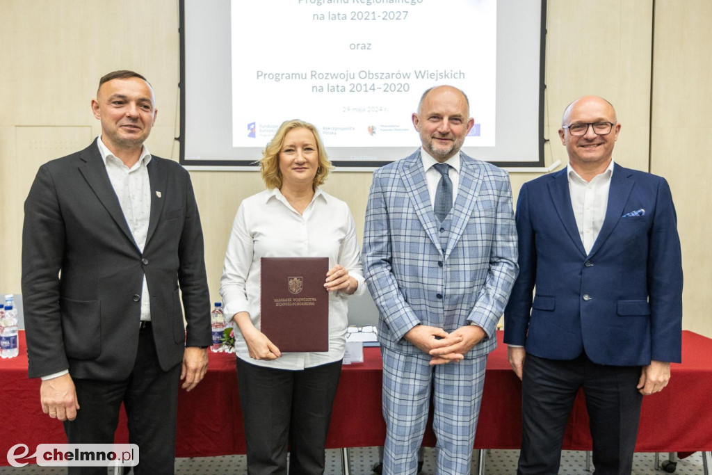 Nowe umowy: biznes, ekologia, rekreacja. Pieniądze trafią także do powiatu chełmińskiego