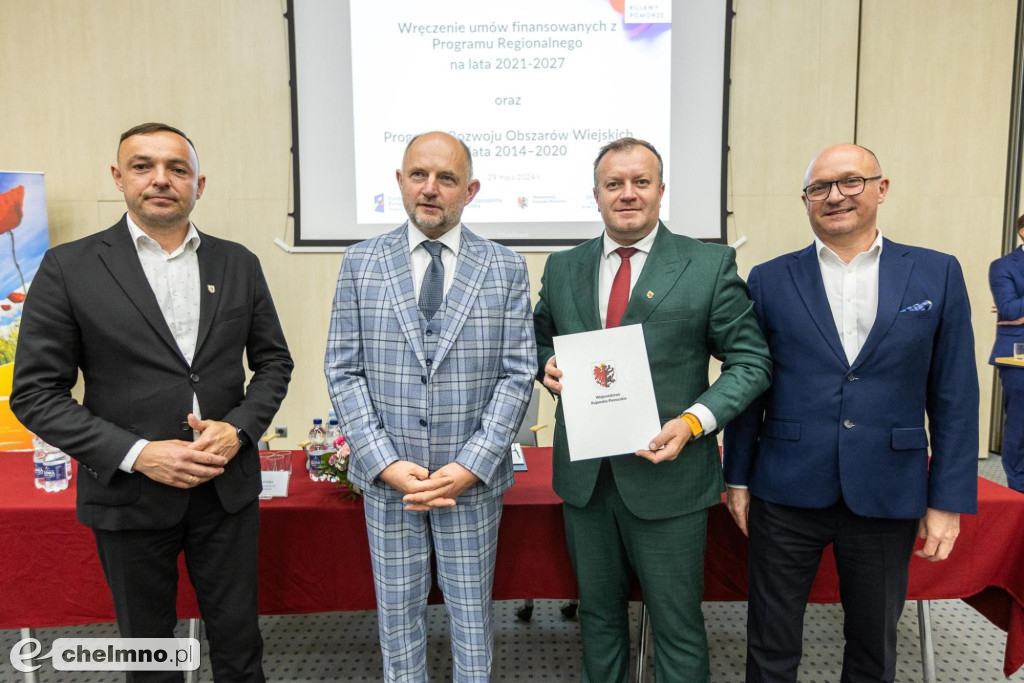 Nowe umowy: biznes, ekologia, rekreacja. Pieniądze trafią także do powiatu chełmińskiego