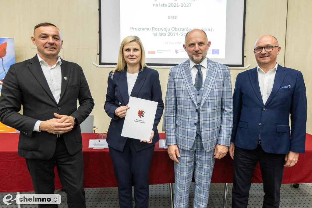 Nowe umowy: biznes, ekologia, rekreacja. Pieniądze trafią także do powiatu chełmińskiego