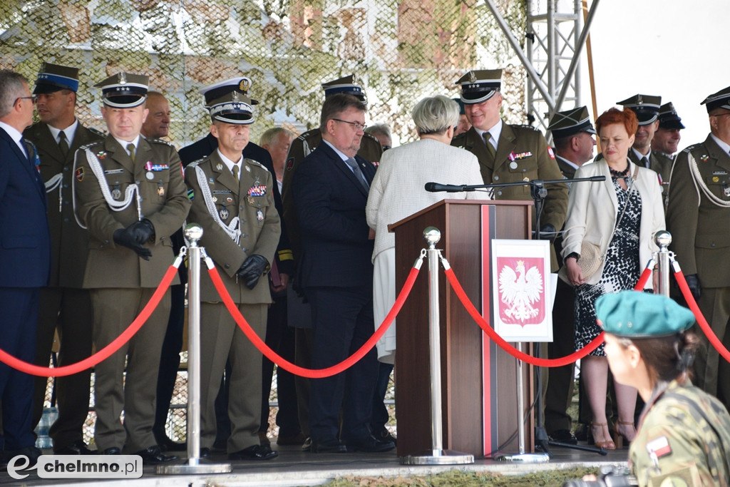 Uroczysty apel na chełmińskim rynku z okazji Święta 3. Pułku Saperów