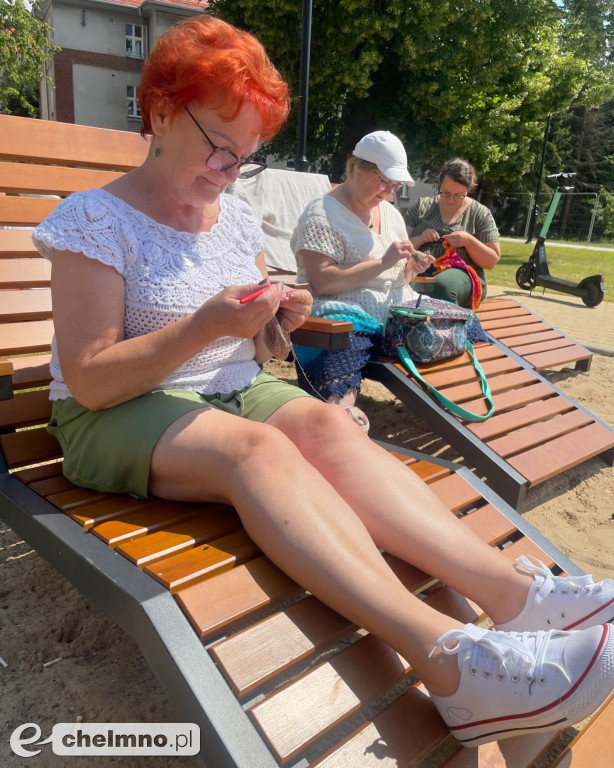 Sympatyczne wspólne dzierganie za nami