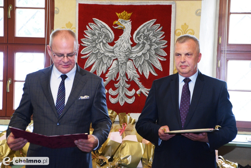 Medale Prezydenta z okazji Złotych Godów. Burmistrz Chełmna uhonorował wzruszonych Jubilatów