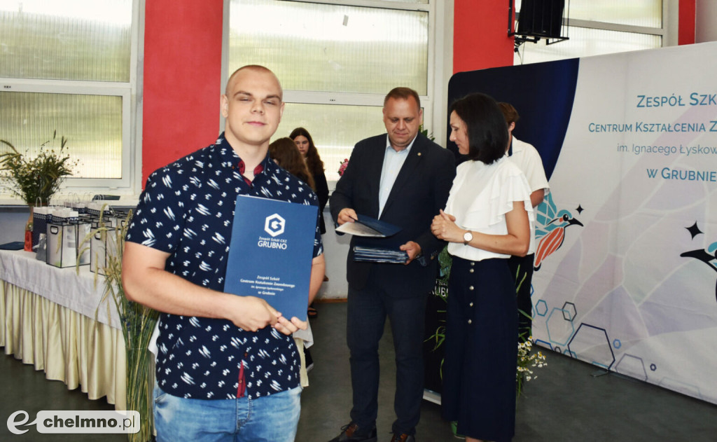 Koniec roku szkolnego w Zespole Szkół CKZ w Grubnie