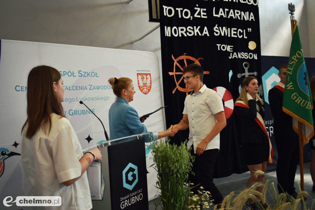 Koniec roku szkolnego w Zespole Szkół CKZ w Grubnie
