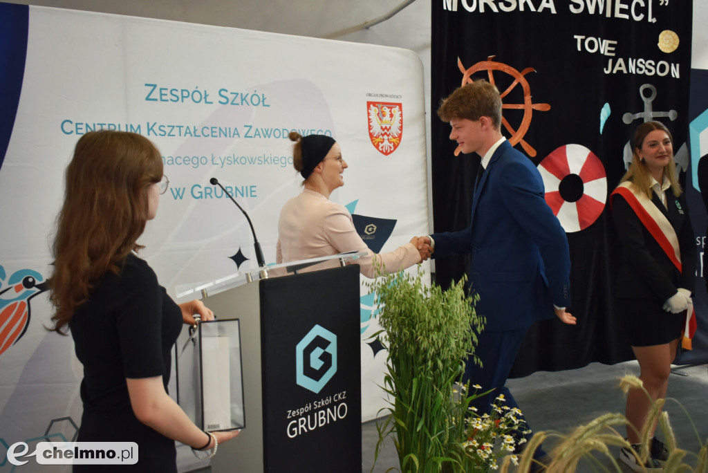 Koniec roku szkolnego w Zespole Szkół CKZ w Grubnie