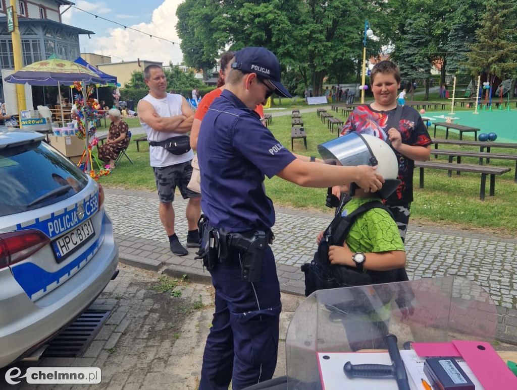 Przedwakacyjne spotkania profilaktyczne z chełmińskimi policjantami