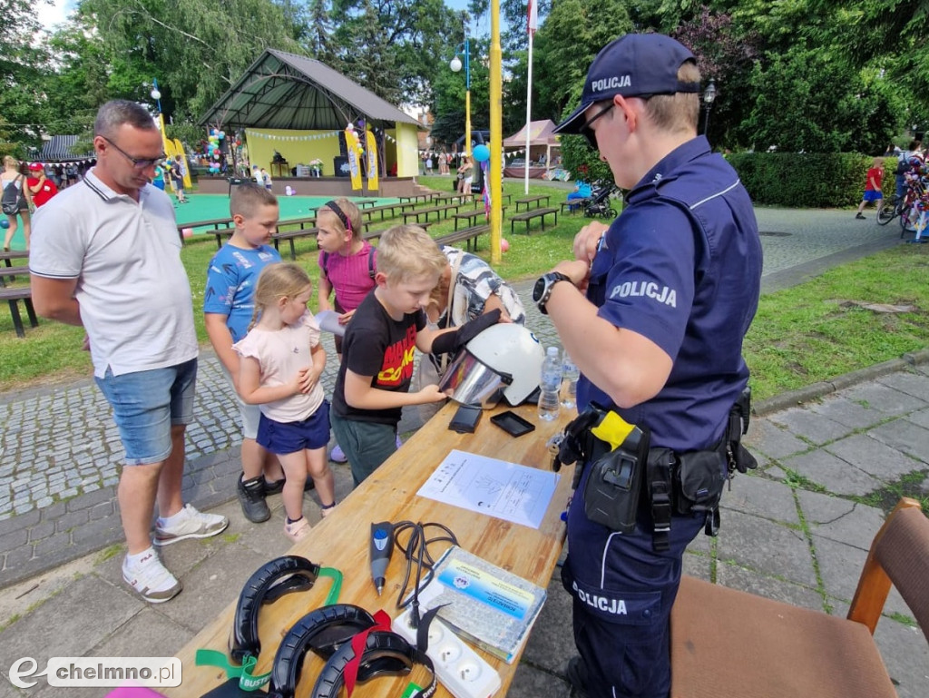Przedwakacyjne spotkania profilaktyczne z chełmińskimi policjantami