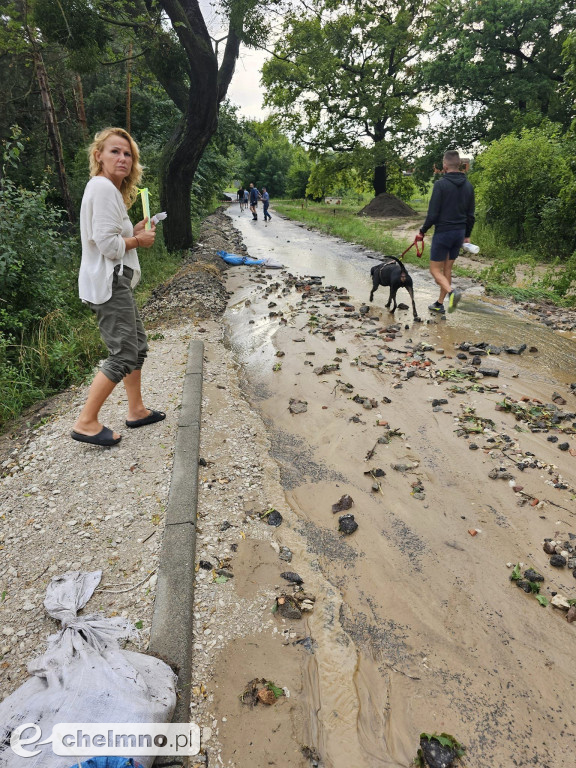 Włodarze monitorują straty po ulewie w mieście