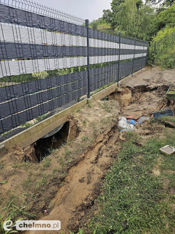 Włodarze monitorują straty po ulewie w mieście