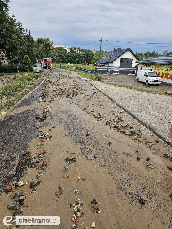 Włodarze monitorują straty po ulewie w mieście