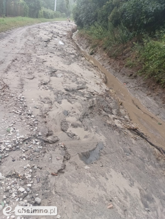 Włodarze monitorują straty po ulewie w mieście