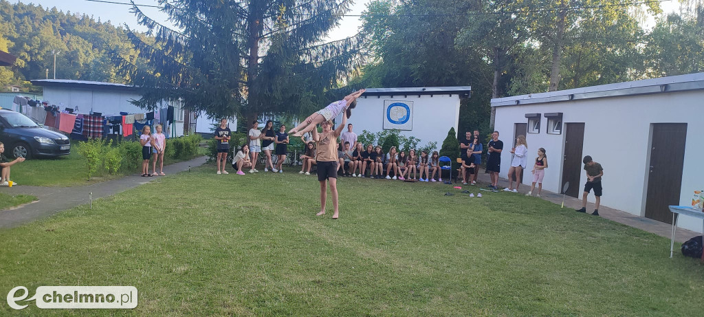 Grupa z partnerskiego Kaniowa wypoczywa w Chełmnie