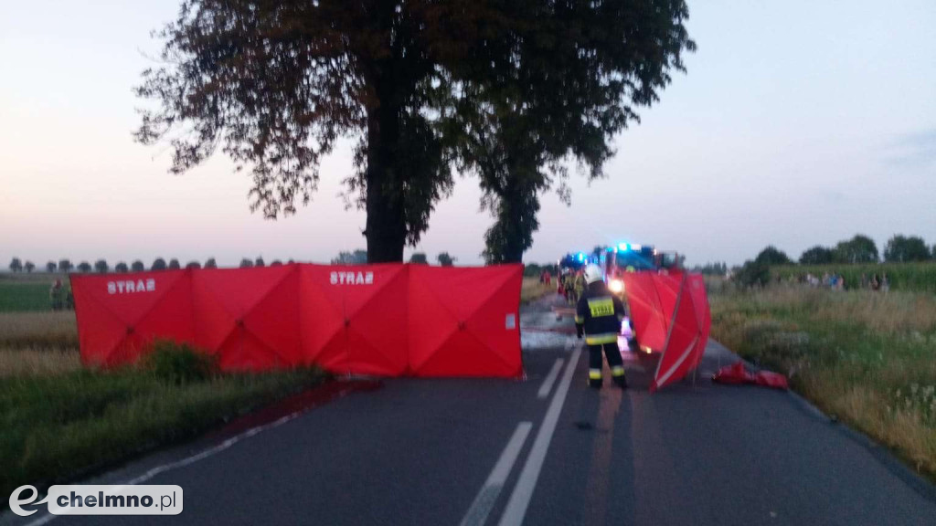 Tragiczny pożar po wypadku samochodowym - kierowca nie żyje