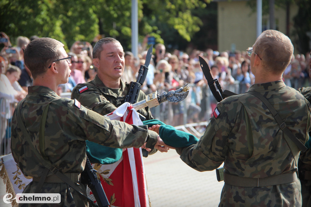 Przysięga wojskowa ochotników DZSW w 3. Pułku Saperów