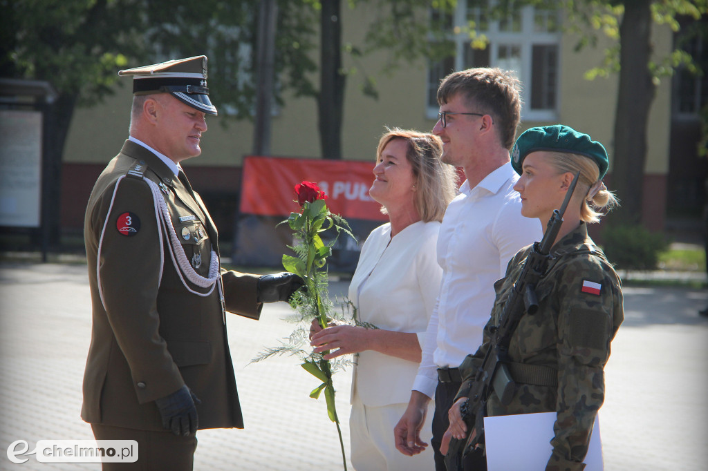 Przysięga wojskowa ochotników DZSW w 3. Pułku Saperów