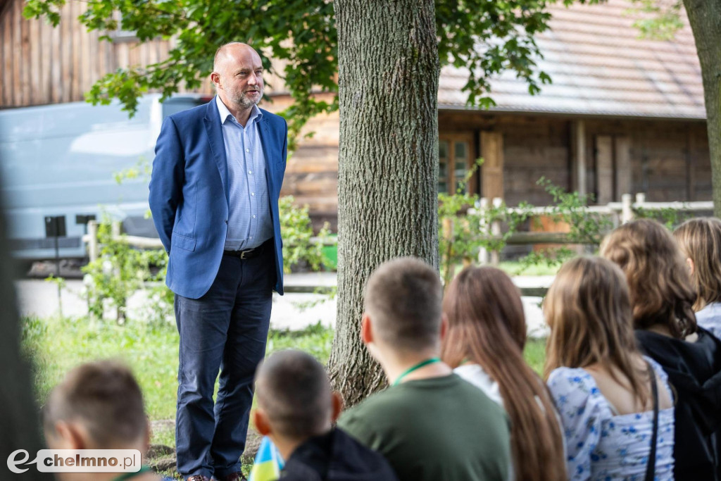 Młodzi Ukraińcy zwiedzają nasz region