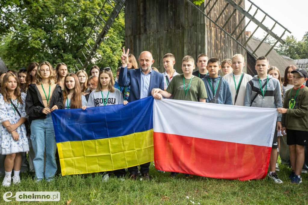 Młodzi Ukraińcy zwiedzają nasz region