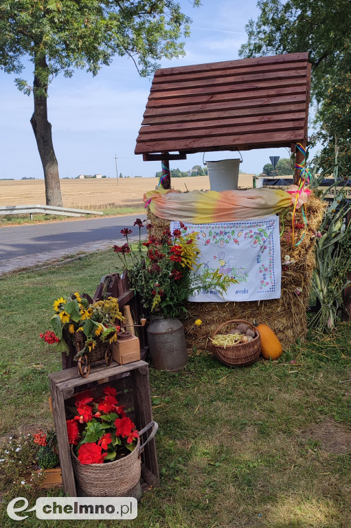 Piękne witacze i wieńce dożynkowe w Gminie Kijewo Królewskie