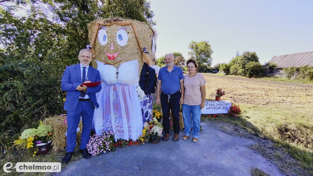 Piękne witacze i wieńce dożynkowe w Gminie Kijewo Królewskie