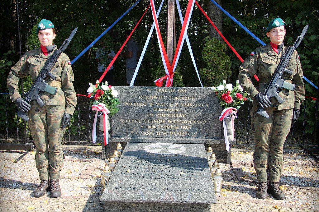 Uroczystość z okazji 85. rocznicy walk 16 Pułku Ułanów pod Bukowcem