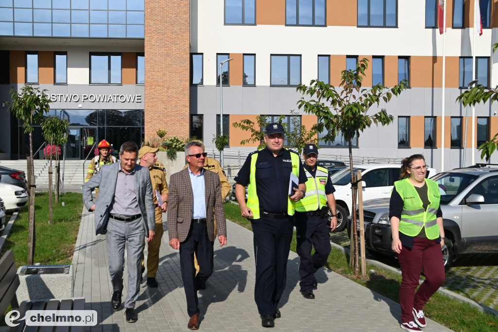 Ładunek wybuchowy podłożony w Starostwie Powiatowym w Chełmnie. Co tam się działo?