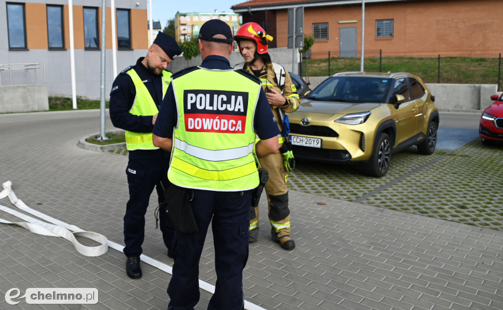 Ładunek wybuchowy podłożony w Starostwie Powiatowym w Chełmnie. Co tam się działo?