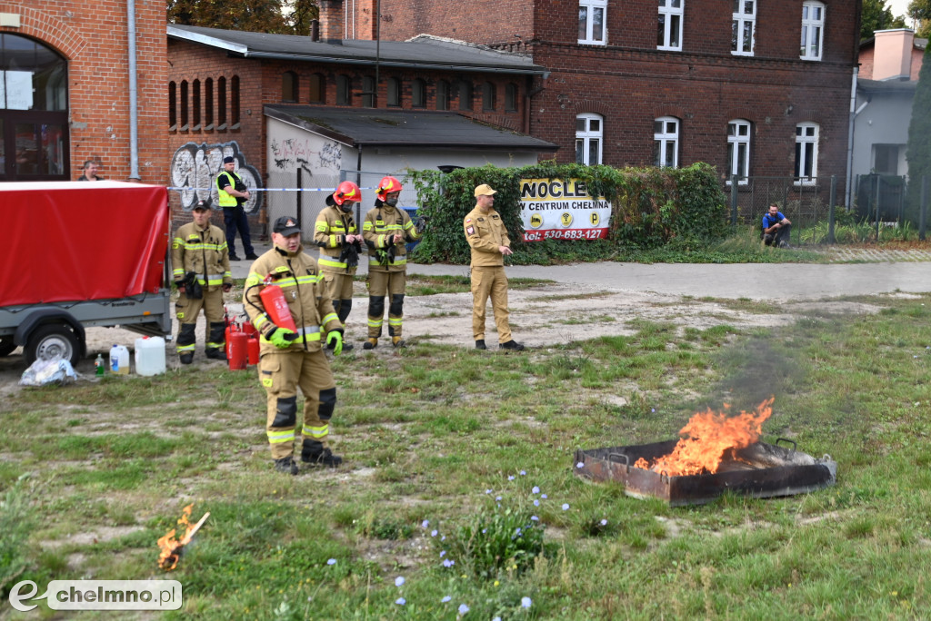Ładunek wybuchowy podłożony w Starostwie Powiatowym w Chełmnie. Co tam się działo?