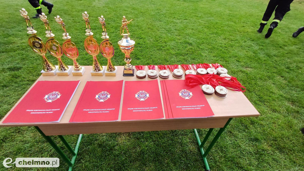 Wyniki zawodów sportowo-pożarniczych w Podwiesku