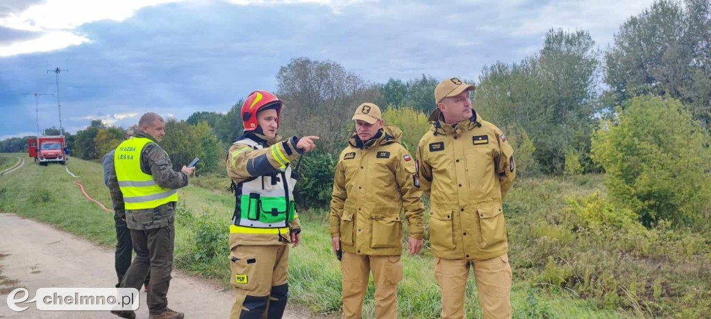 Ćwiczenia doskonalące jednostek OSP z terenu powiatu chełmińskiego