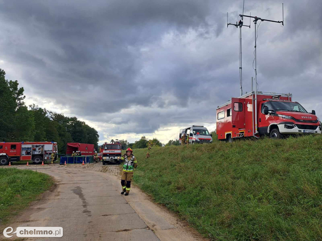 Ćwiczenia doskonalące jednostek OSP z terenu powiatu chełmińskiego