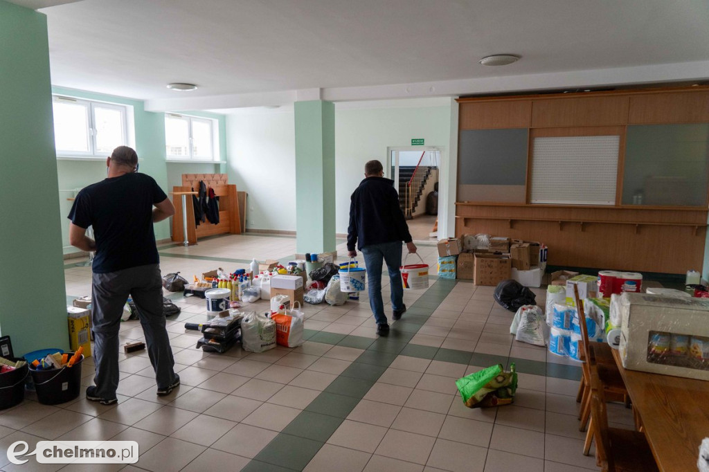 Kujawsko-pomorscy funkcjonariusze i pracownicy zorganizowali zbiórkę dla poszkodowanych