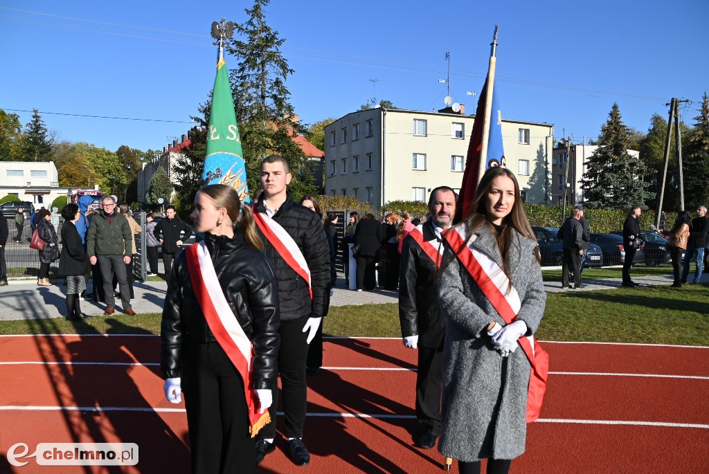 Uroczystość nadania im. Jana Kensika obiektowi sportowemu w ZS CKZ w Grubnie