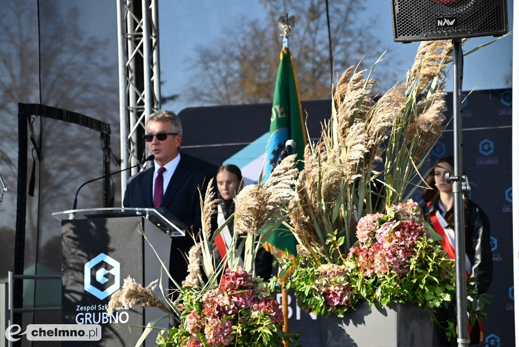 Uroczystość nadania im. Jana Kensika obiektowi sportowemu w ZS CKZ w Grubnie