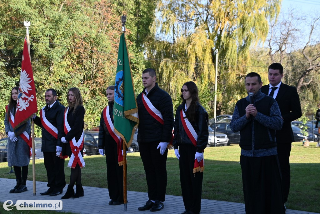 Uroczystość nadania im. Jana Kensika obiektowi sportowemu w ZS CKZ w Grubnie