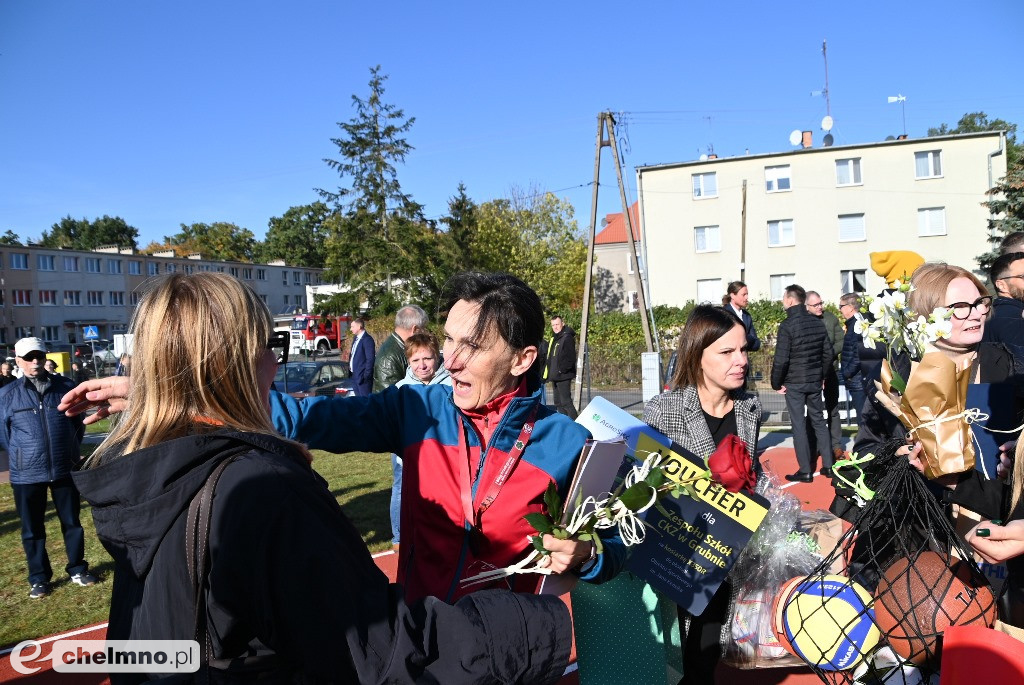 Uroczystość nadania im. Jana Kensika obiektowi sportowemu w ZS CKZ w Grubnie