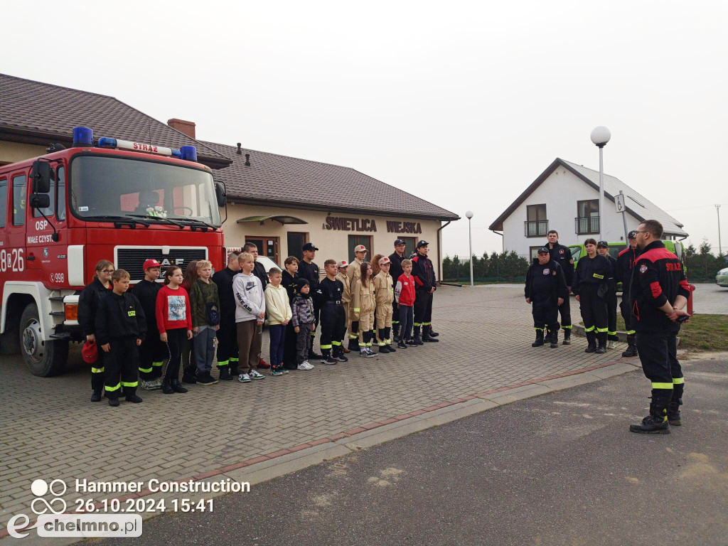 Szkoleniowe nocowanie Młodzieżowych Drużyn Pożarniczych