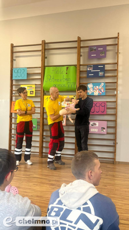 Zajęcia z pierwszej pomocy w Specjalnym Ośrodku Szkolno-Wychowawczym