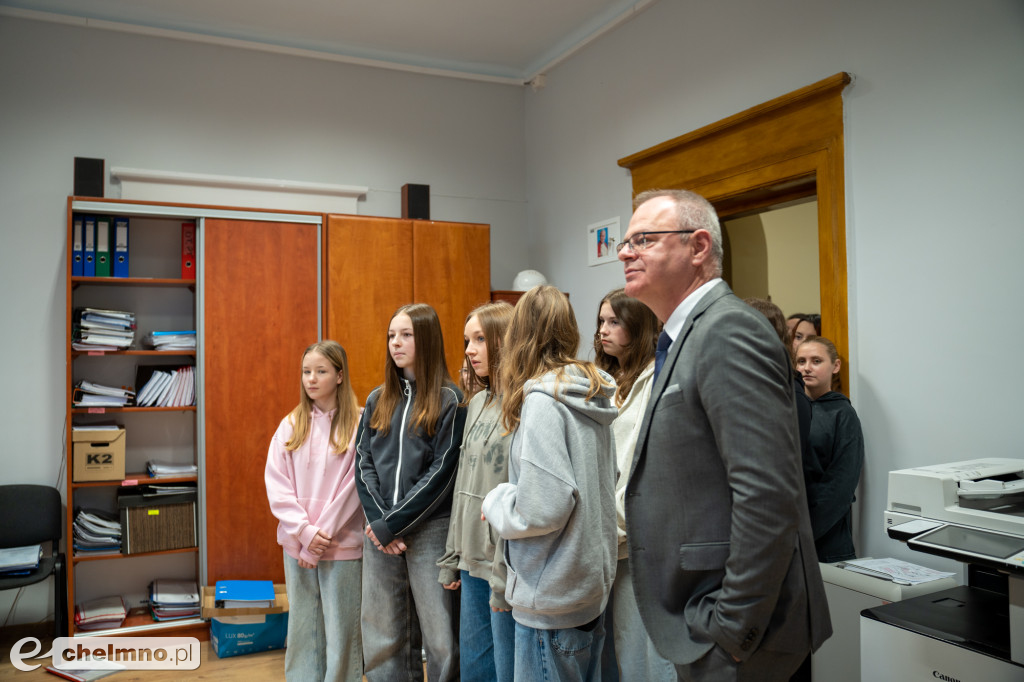 Ciekawa lekcja WOSu w Urzędzie Miasta Chełmna