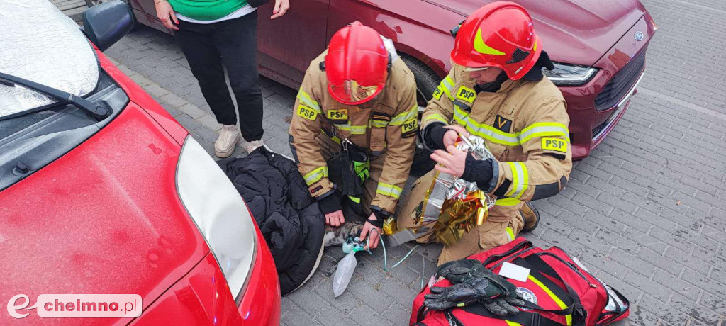 Pożar w jednym z mieszkań na Skłodowskiej - są poszkodowani!