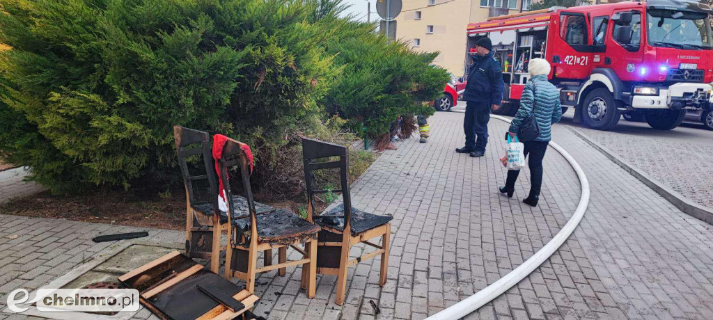 Pożar w jednym z mieszkań na Skłodowskiej - są poszkodowani!