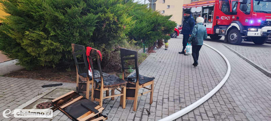 Pożar w jednym z mieszkań na Skłodowskiej - są poszkodowani!