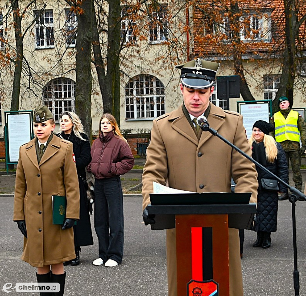 Przysięga wojskowa żołnierzy Dobrowolnej Zasadniczej Służby Wojskowej