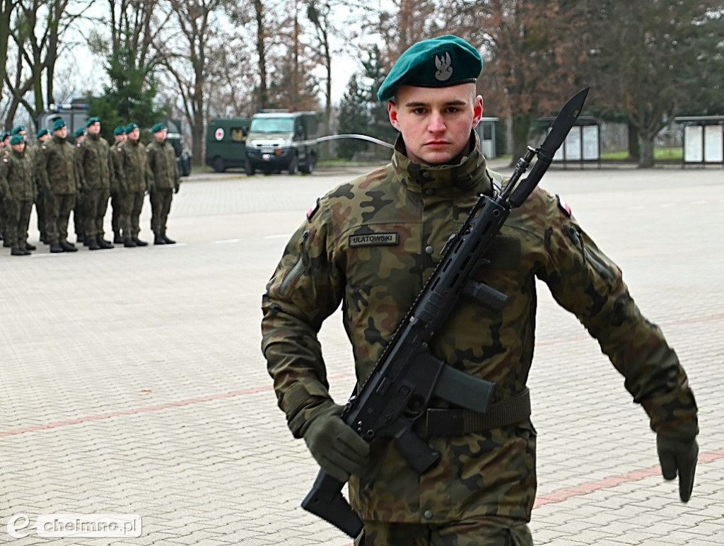 Przysięga wojskowa żołnierzy Dobrowolnej Zasadniczej Służby Wojskowej