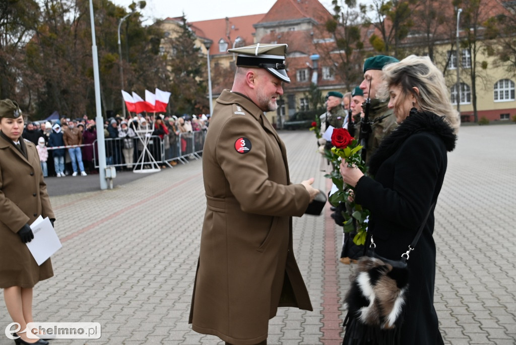 Przysięga wojskowa żołnierzy Dobrowolnej Zasadniczej Służby Wojskowej