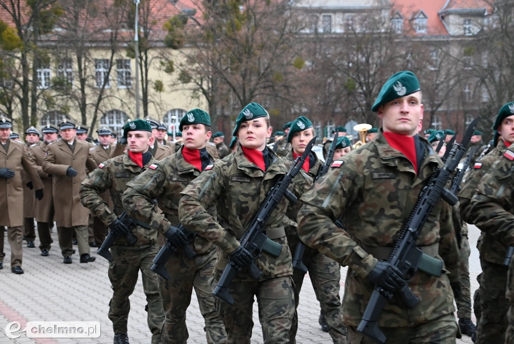 Przysięga wojskowa żołnierzy Dobrowolnej Zasadniczej Służby Wojskowej