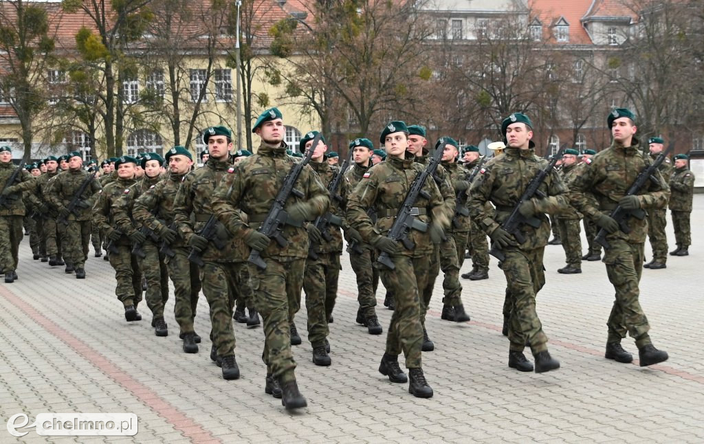 Przysięga wojskowa żołnierzy Dobrowolnej Zasadniczej Służby Wojskowej