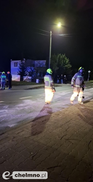 Kolizja w Unisławiu - 2 osoby lekko poszkodowane